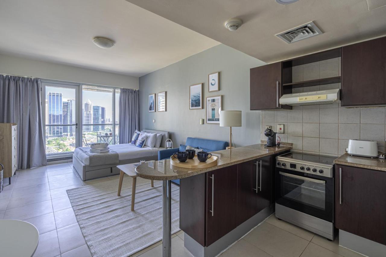 Higuests - Modern Studio With Incredible City Skyline View Dubai Esterno foto