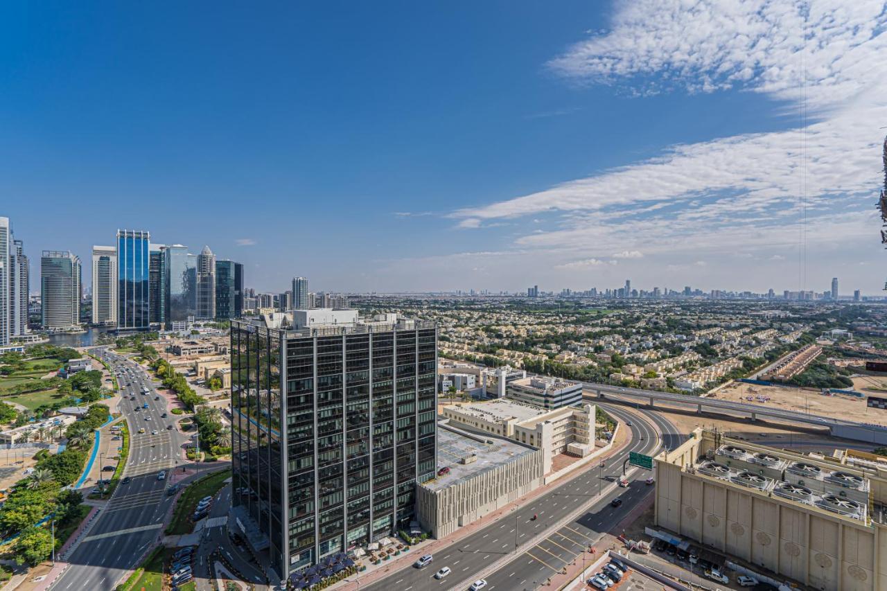 Higuests - Modern Studio With Incredible City Skyline View Dubai Esterno foto