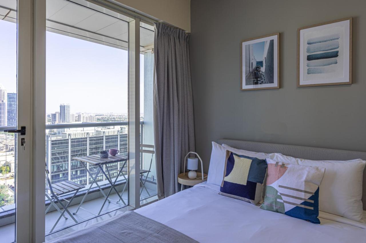 Higuests - Modern Studio With Incredible City Skyline View Dubai Esterno foto