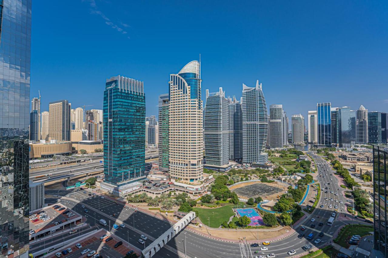 Higuests - Modern Studio With Incredible City Skyline View Dubai Esterno foto