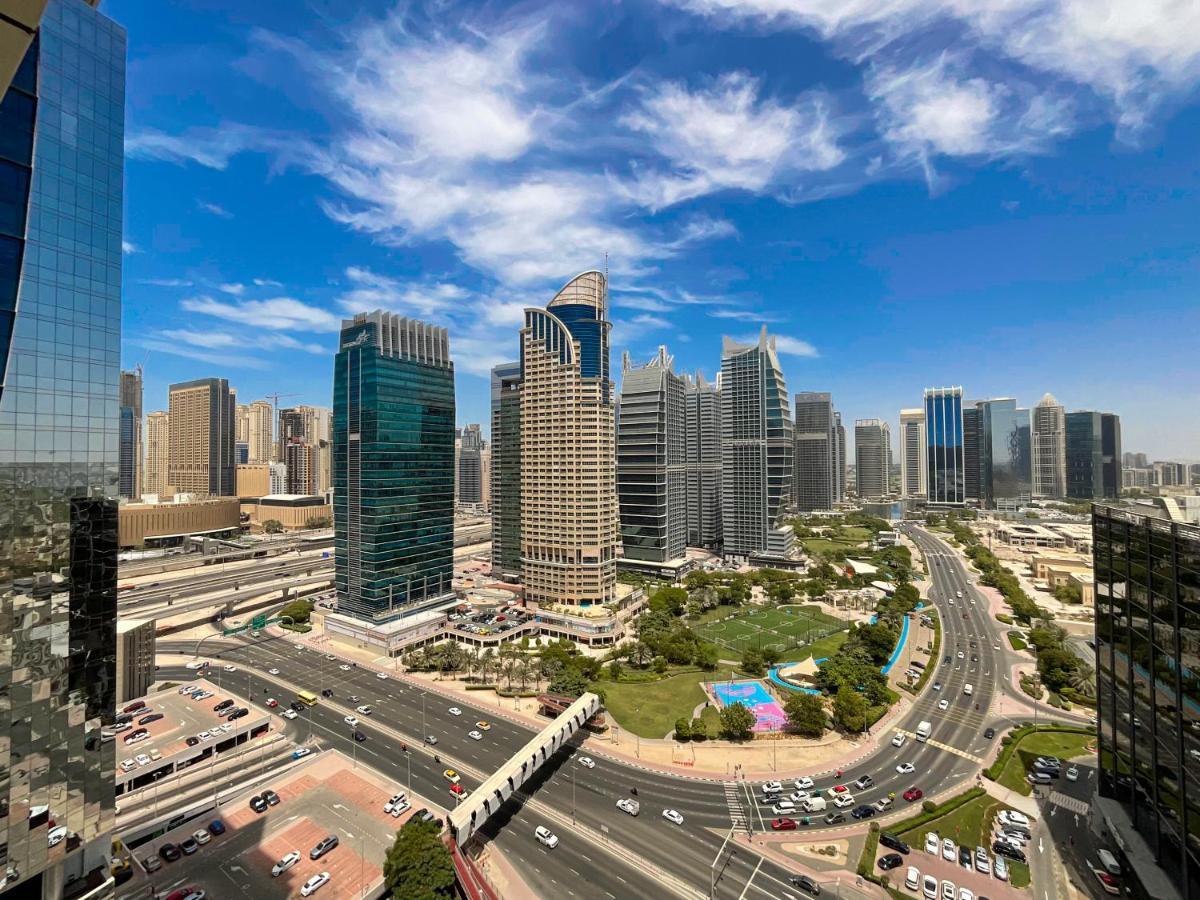 Higuests - Modern Studio With Incredible City Skyline View Dubai Esterno foto